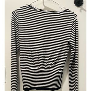REISS XS blue & white striped sweater